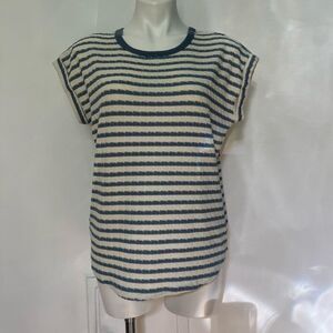 24/7 Maurice’s Nautical stripe short sleeve top